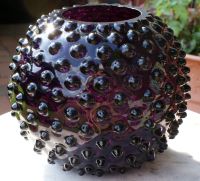 Vintage VASE NOPPENGLAS BROMBEERE Amethyst Glas Vase Italien Niedersachsen - Seevetal Vorschau