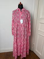 Seidensticker Kleid Maxikleid Gr.44 Baumwolle pink weiß Hamburg-Nord - Hamburg Winterhude Vorschau
