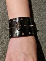 ARMBAND / Bracelet * Neu * Echtleder * Totenkopf * Gothic / Punk Sachsen-Anhalt - Halle Vorschau