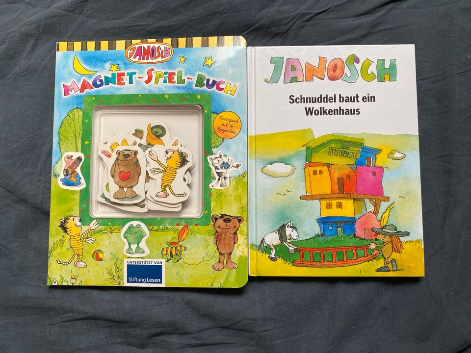 Set Janosch Magnet-Spiel-Buch Schnuddel baut ein Wolkenhaus in Bornheim
