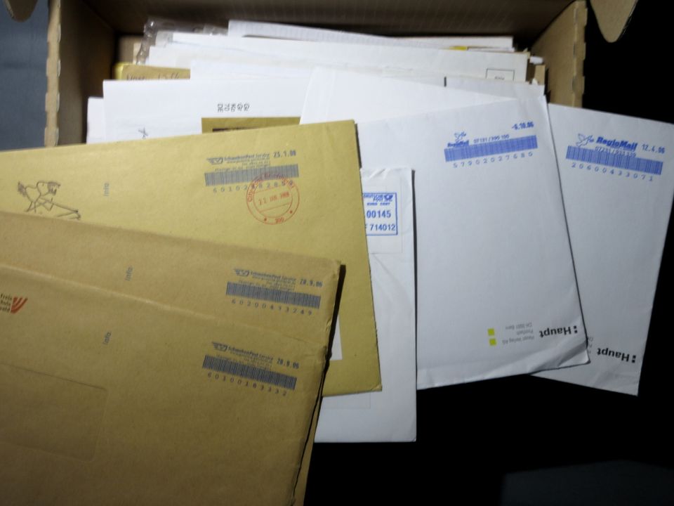 Karton mit DIN A5 Briefen zum Durchsuchen Fundgrube ca. 2,5 Kg in Backnang
