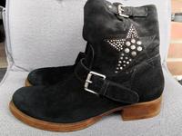 Lederstiefel 41 schwarz Stern Damen Niedersachsen - Buxtehude Vorschau