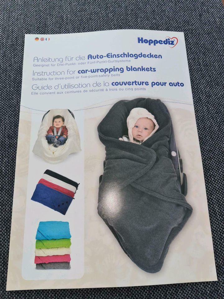 Einschlagdecke für Babyschale in Sulzbach (Saar)