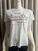 T-Shirt Superdry G10320AU gold glitzer Gr. 40 classicfit Berlin - Neukölln Vorschau