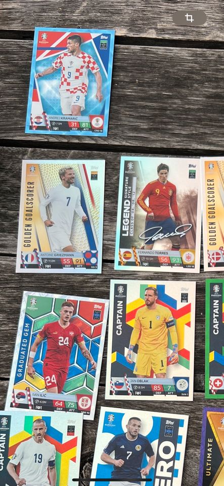 Topps Match Attax Trading Cards EURO 2024 in Lindau