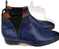 Santoni herren Stiefeletten gr.44 blau fast neu West - Höchst Vorschau