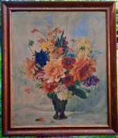 Aquarell Gemälde Hans Lentz 30er Jahre Blumen in Vase Nordrhein-Westfalen - Übach-Palenberg Vorschau