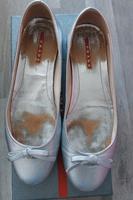 Prada Lederballerina Gr. 38,5 silber Nordrhein-Westfalen - Solingen Vorschau