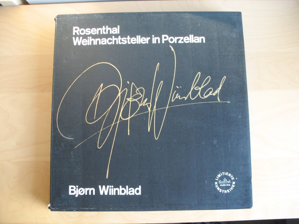 Rosenthal Wiinblad Weihnachtsteller 1980, OVP in Riegel