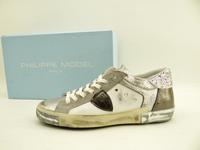 PHILIPPE MODEL PRSX Sneaker Veau croco glitter Leder Damen Gr.36 Hessen - Stadtallendorf Vorschau