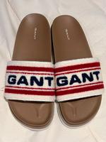 Gant Slides Pantolette aus Frottee 40 beige rot Logo w. Neu Nordrhein-Westfalen - Solingen Vorschau