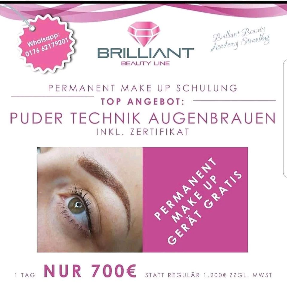 All one Schulung  für Permanent make up in Straubing