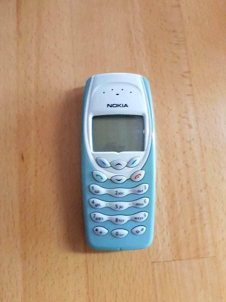 Nokia 3410 Akku läuft direkt an/Simlock Gerät in Steißlingen