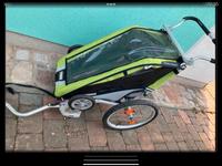 Thule Charoit Fahrradanhänger grün top Kindersitz Anhänger buggy Sachsen-Anhalt - Magdeburg Vorschau