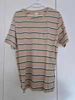 H&M gestreiftes T-Shirt beige Düsseldorf - Heerdt Vorschau