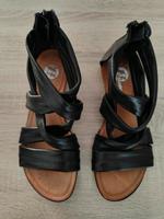 Damensandalen, schwarz, Größe 39, Bata Bayern - Gaimersheim Vorschau