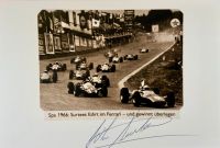 JOHN SURTEES handsign. Foto Autogramm Formel 1 Ferrari Spa 1966 Nordrhein-Westfalen - Engelskirchen Vorschau