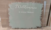 Willkommensschild Hochzeit Acryl Empfangsschild Niedersachsen - Visbek Vorschau