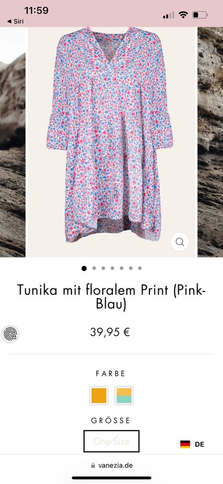 Neu/Ungetragen Vanezia Tunika/Kleid Sommer Bunt Blümchen floral in Harsefeld