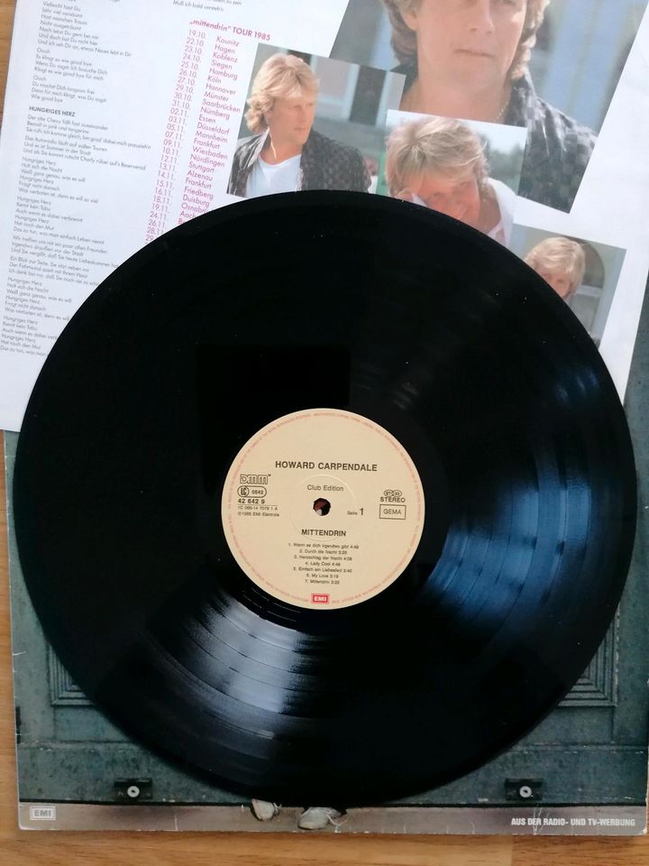 Schallplatte, LP, vinyl "HOWARD CARPENDALE - mittendrin" in Saarbrücken