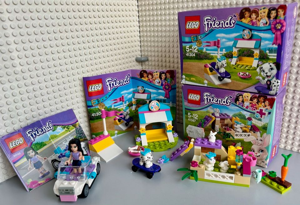 LEGO® Friends Konvolut 41304 Welpenpark 41087 Kaninchen 30103 Car in Erfurt