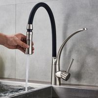 Edelstahl Schwarz Wasserhahn Küche Einhand Küchenarmatur Ausziehb Bayern - Obernburg Vorschau