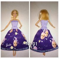 Barbie Puppen Kleid Fashionistas Prinzessin Ballkleid Lila Brandenburg - Perleberg Vorschau