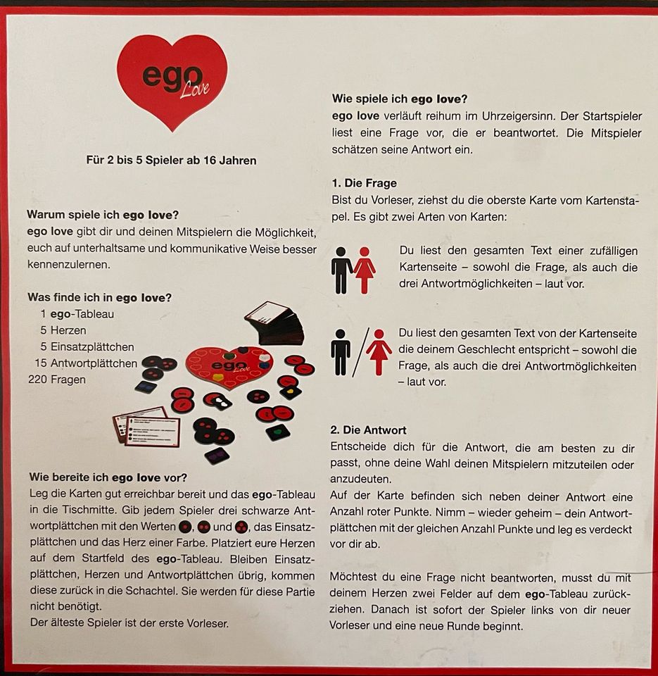 ego Love - Partner / Beziehungsspiel / Paar / Beziehung / Liebe in Hamburg