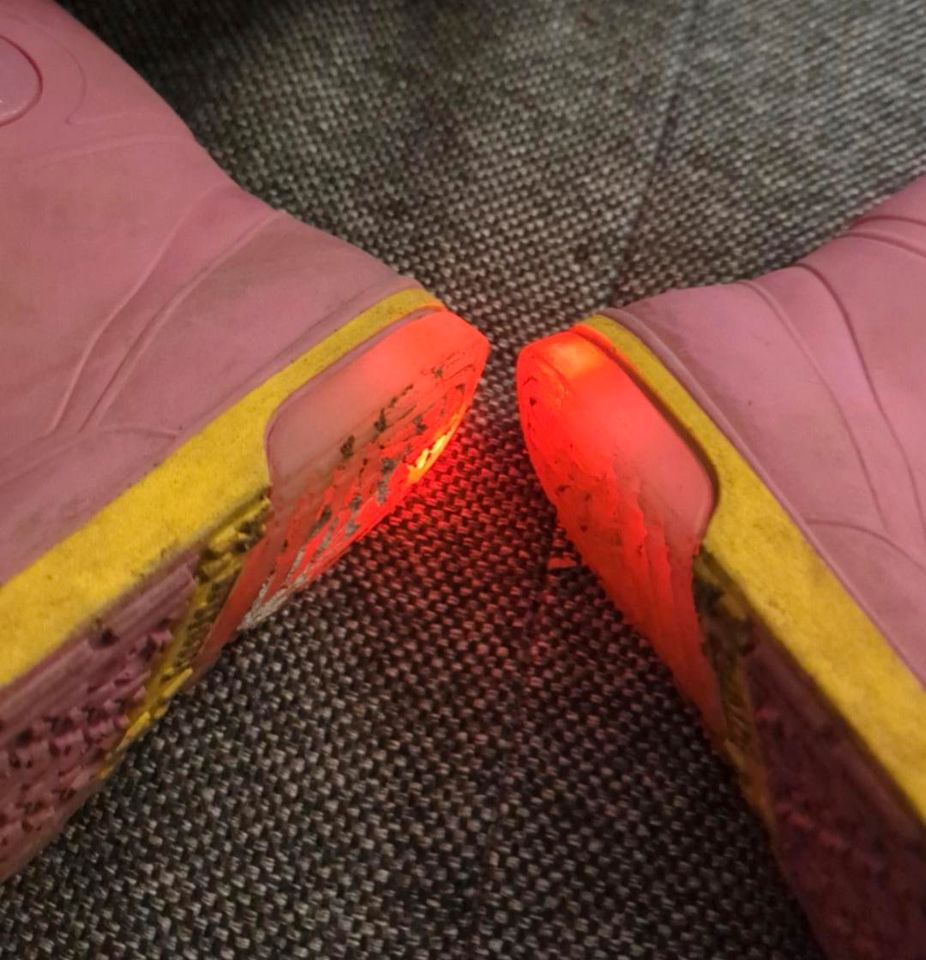 ❤️ 4,50€ ❤️Gummistiefel mit Licht 28 29 ungefüttert in Rostock