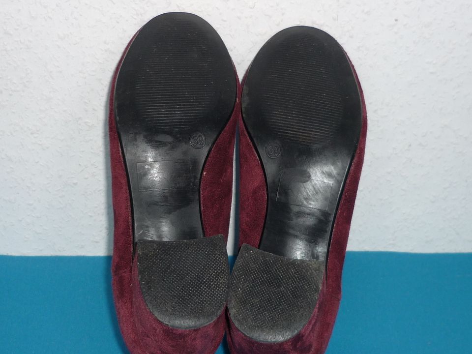 ORSAY – Damen Stiefeletten Schuhe– Gr. 39 – Bordeaux in Hamm