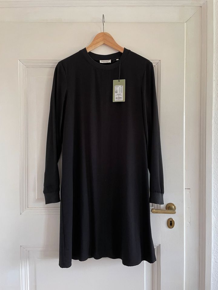 Marc O‘Polo Kleid Viskose A Linie Schwarz Gr 36 NP 138€ in Weimar