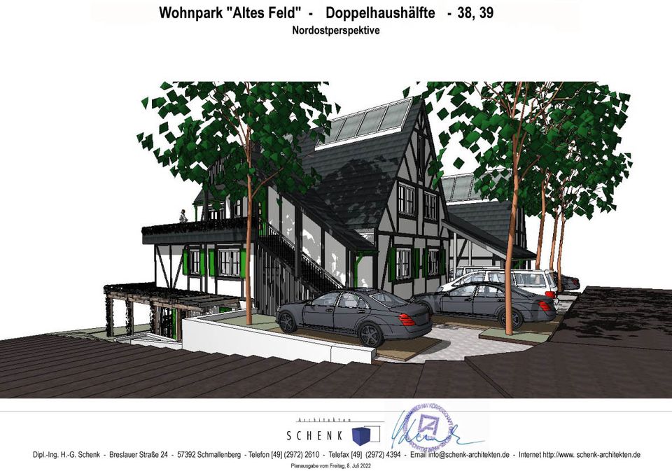 Baugrundstück für Wohnhaus mit Einliegerwohnung einschl. Baugenehmigung in Schmallenberg