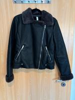 Mango Lederjacke mit Fell Nordrhein-Westfalen - Hamminkeln Vorschau