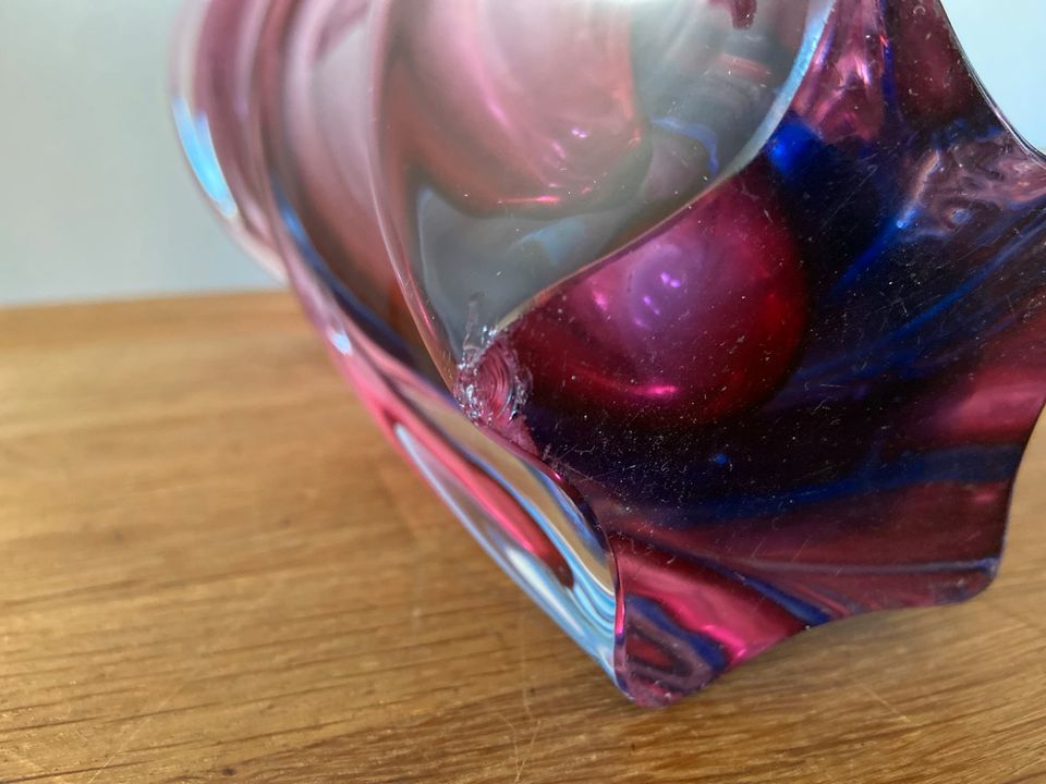 Murano Vase - Mid-Century Design- gedreht-1960er-Swirl in Köln