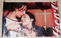 Coca Cola Werbung Poster Plakat LIFE TASTES GOOD Kampagne 2001 Thüringen - Wipperdorf Vorschau