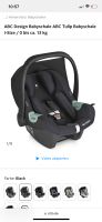 Ungebrauchte ABC Design Babyschale 0-13kg schwarz Duisburg - Meiderich/Beeck Vorschau