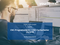 CNC-Programmierer / CNC-Facharbeiter (m/w/d) | Durmersheim Baden-Württemberg - Durmersheim Vorschau