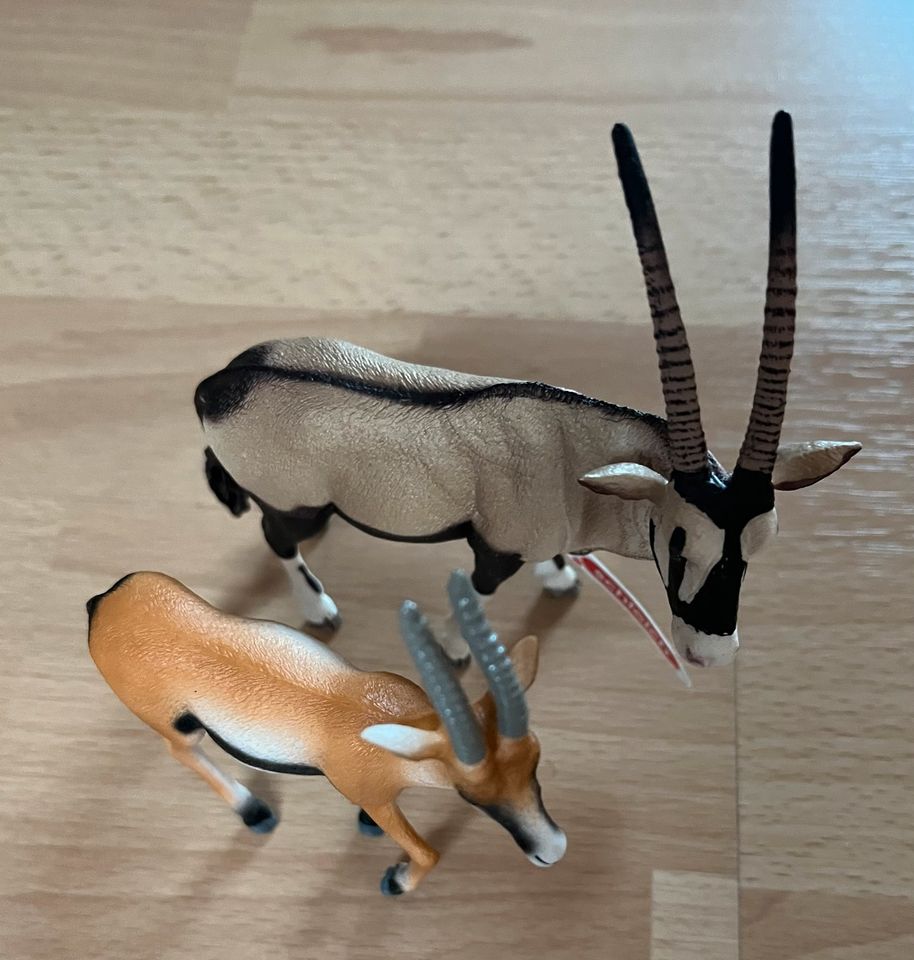 Schleich Oryxantilope u. Gazelle neu in Wallerfangen