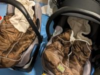 2 x Maxi Cosi CabrioFix mit Isofix Station, Fußsäcken Zwillinge Hessen - Steinbach Vorschau