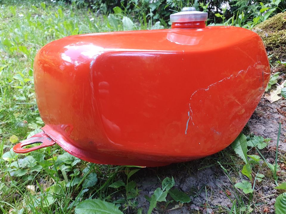 Original DDR SIMSON Tankset Tank Seitendeckel S50 S51B S70 *rot* in Neuburg a.d. Donau