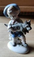 Porzellan -Figur***Junge mit Hund***Carl Scheidig***Gräfenthal Hessen - Groß-Zimmern Vorschau