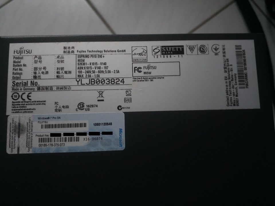 Fujitsu Esprimo P910 E90+ in Kierspe