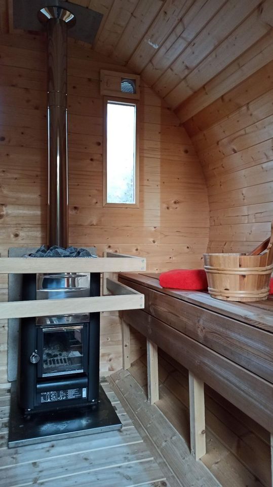 Mobile Fass-Sauna mit Vorraum zu vermieten in Hörstel