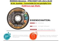 Rhodius XTK6 Exact 50 Stk. Trennscheiben 0,6mm Bayern - Oberviechtach Vorschau