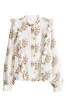 H&M Premium Bluse Blumenmuster Volants Gr. 36/ S Frankfurt am Main - Ostend Vorschau