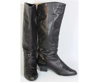 Damen Leder Stiefel Schuhe Größe 37 schwarz bronze Farben Wandsbek - Hamburg Farmsen-Berne Vorschau