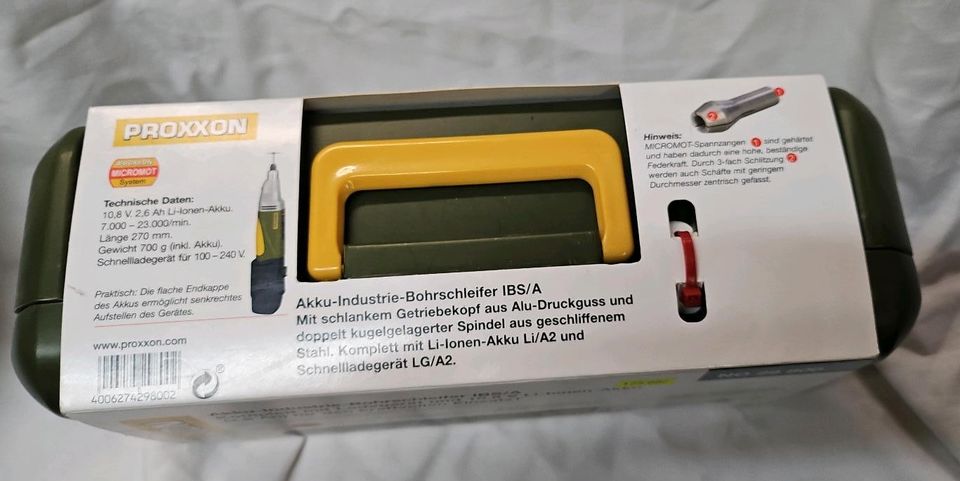 Akku Industrie- Bohrschleifer IBS/A von Proxxon in Leipzig