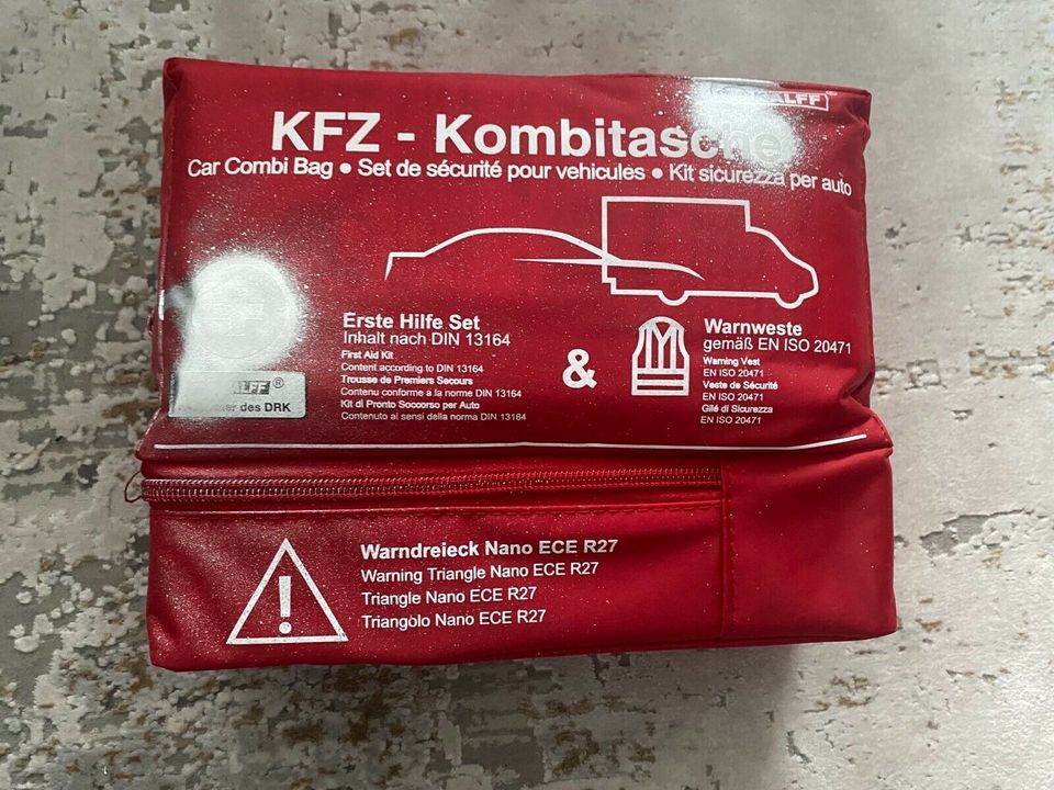 Kalff Erste-Hilfe-Tasche KFZ-Kombitasche Compact, Füllung nach DIN