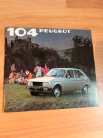 Peugeot 104 Prospekt 1981 Baden-Württemberg - Mannheim Vorschau
