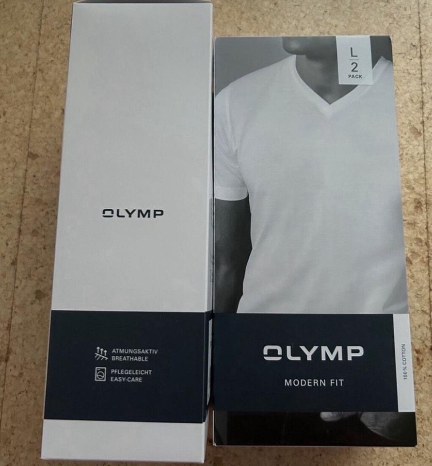 2 x je 2 Olymp Herren Hemden schwarz L modern fit NEU OVP in Frankfurt am Main